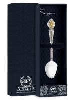 Серебряная ложка «Ангел-Хранитель» с позолотой Серебряная ложка «Ангел-Хранитель» с позолотой