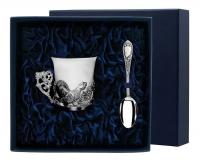 Чашка кофейная «Глухари» с ложкой
