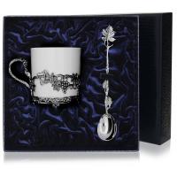 Чашка кофейная «Виноград» с ложкой Чашка кофейная «Виноград» с ложкой