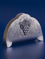 Серебряная подставка для салфеток «Виноградная лоза»