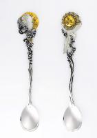 Серебряный набор ложек «День» и «Ночь»