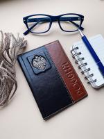 Обложка для паспорта «Символ» с серебром