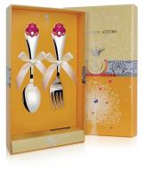 Набор детского серебра «Принцесса» 2 предмета