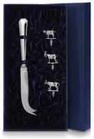 Серебряный набор для сыра «Элегант»