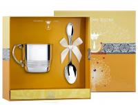 Набор детский «Королевское Детство» : кружка и ложка серебро 925