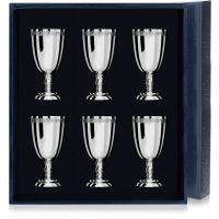 Набор серебряных рюмок «Император» - 6 предметов