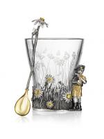 Кружка чайная с ложкой «Ромашка» мальчик