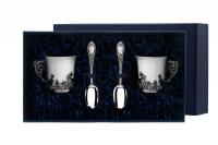 2 чашки кофейные «Зайцы» с ложками 2 чашки кофейные «Зайцы» с ложками