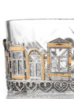 Креманка «Родные окна» серебро и хрусталь Креманка «Родные окна» серебро и хрусталь