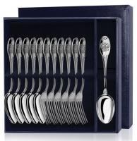 Серебряный набор «Единство» 12 предметов ложки и вилки