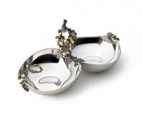 Серебряная менажница «Яблочный Спас»