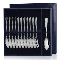 Серебряный набор «Фаворит» 12 десертных ложек