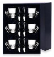 Набор «Богема» 6 кофейных чашек и ложек