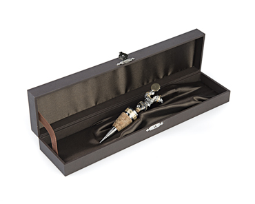 Серебряный пробочник «Скоморох с бубном»