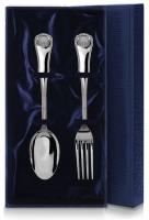 Набор серебряный «Визит» столовая ложка и вилка