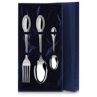 Серебряный набор столовый «Император» 3 предмета с чайной ложкой