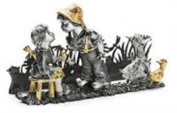 Серебряная салфетница «Ромашка»