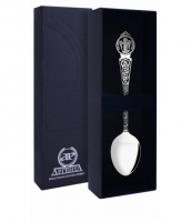 Серебряная ложка «Ангел-Хранитель» с чернением Серебряная ложка «Ангел-Хранитель» с чернением