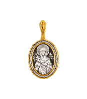 Серебряная подвеска «Мученица Антонина»