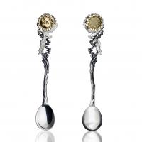 Чайная ложка из серебра «День»