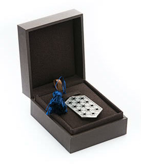 Закладка из серебра для книг «Звезда Давида»