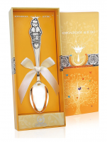 Серебряная ложка для ребенка «Мальчик» с чернением