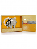 Серебряная погремушка «Слон» на кольце