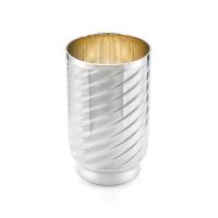 Серебряная стопка с тиснением