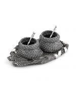 Серебряный набор для специй «Хлебное подворье»