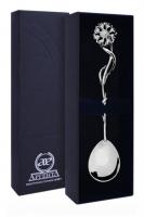 Чайная ложка из серебра «Василек»