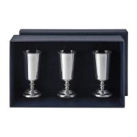 3 серебряные рюмки «Джентльмен»