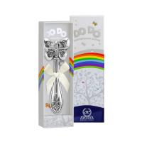 Серебряная погремушка «Бабочка»