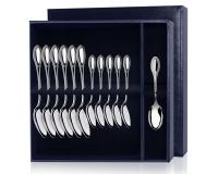 Серебряный набор «Император» 12 предметов десертные и чайные ложки