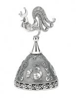 Серебряный колокольчик «Золотой петушок»