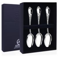 Серебряный набор «Престиж» 3 чайные ложки