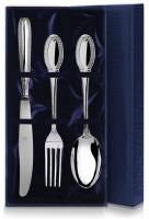 Серебряный столовый набор «Император» 3 предмета