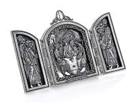 Серебряный складень «Святая Троица»