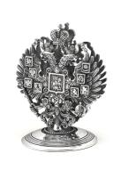 Подставка из серебра для визиток «Империя»