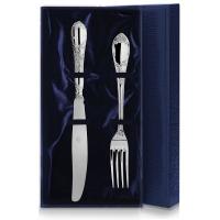 Серебряный набор «Престиж» столовая вилка и нож