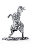 Серебряная статуэтка «Коза-дереза»