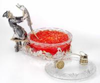 Серебряная икорница «Емеля»