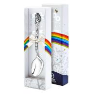 Ложка детская DODO «Ангел» из серебра с чернением
