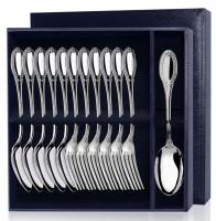 Серебряный набор «Император» 12 предметов ложки и вилки