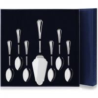 Серебряный набор для десерта «Элегант» №1