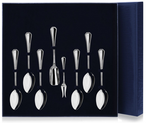 Серебряный набор для десерта «Элегант» №2