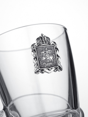 Чайная кружка с серебром «Московская область»