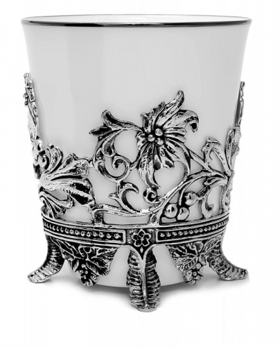 Чайная чашка «Цветочная» с ложкой