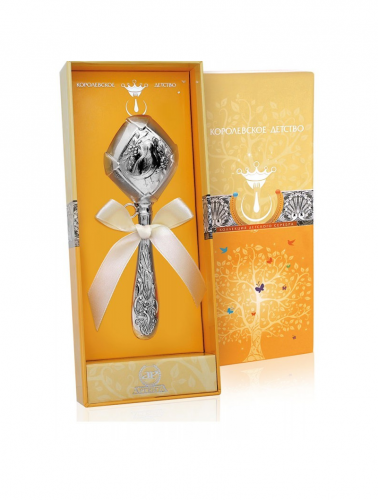 Погремушка из серебра «Цыпленок»