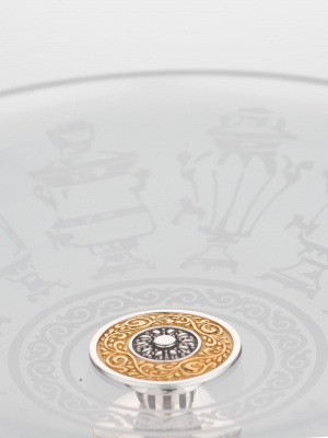 Блюдо для баранок «Парад самоваров»