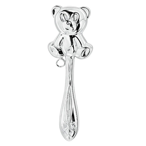 Набор из серебра «Мальчик» ложка и погремушка